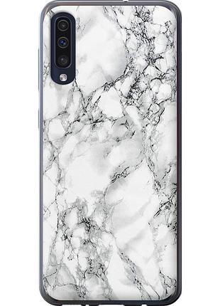 Чехол силиконовый на телефон samsung galaxy a50 2019 a505f мрамор белый "4480u-1668-58250"