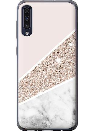 Чехол силиконовый на телефон samsung galaxy a50 2019 a505f пастельный мрамор "4342u-1668-58250"