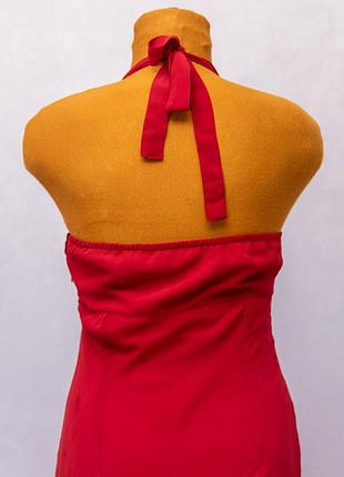 Вечернее платье макси с вышивкой бисером по лифу (завязки за шею) ✂️vero moda, buena long dress, made in india 📍размер 38 (m), детали в описании 4