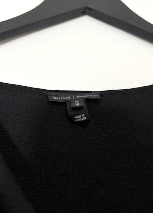 Чорна блуза без рукав river island 3