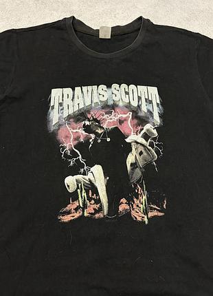 Футболка travis scott vintage rap graphic tee 2