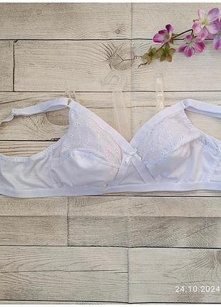 Гладкий бюстгальтер без поролона без косточек с содержанием хлопка