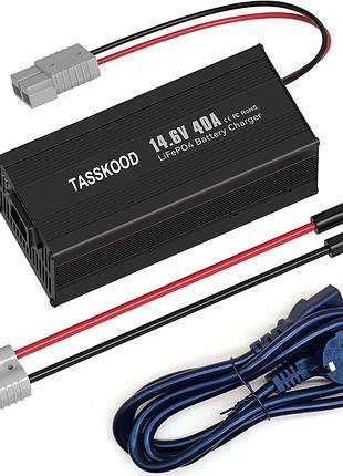 14.6v зарядка tasskood lifepo4 40a зарядное зарядное устройство 14.6v 2