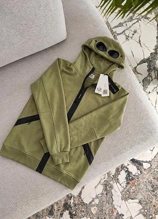 Zip худі c.p. company khaki xs s