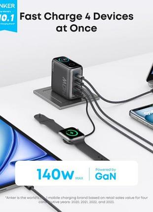 Anker zolo gan 140 w зарядное устройство a2697 2