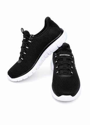 Мужские кроссовки skechers skechers burns 2.0 sneaker черные текстильные легкие р. 41 (26 см) 6