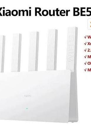 Роутер xiaomi be5000 wifi 7 маршрутизатор mash 2.5g 4