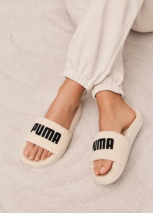 Трендовые плюшевые шлепанцы puma у sherpa-стил 8