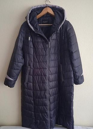 Зимнее длинное пальто plist размер 52-54/xl-xxl 3