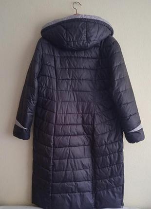 Зимнее длинное пальто plist размер 52-54/xl-xxl 4