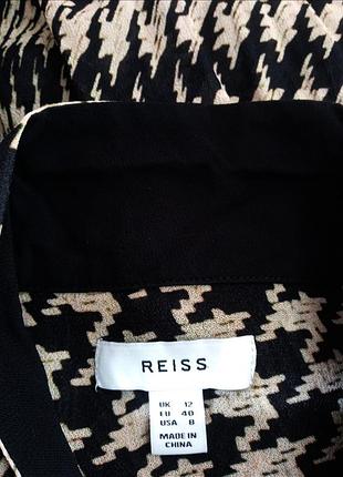 Элегантная рубашка блуза reiss с принтом размер l – xl 6