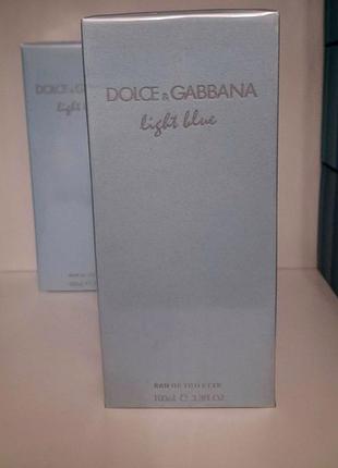 Туалетна вода dolce and gabbana light blue 100 мл. оригінал