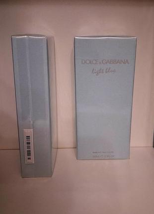 Туалетна вода dolce and gabbana light blue 100 мл. оригінал 2