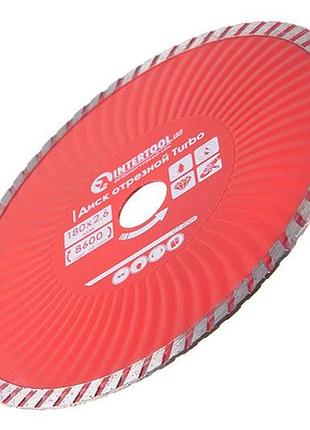Диск алмазный intertool 180 мм турбоволна pro (ct-2009) 3