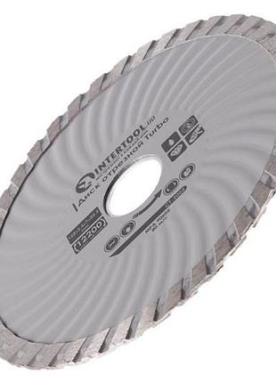 Диск алмазный intertool 125 мм турбоволна (ct-2002) 3