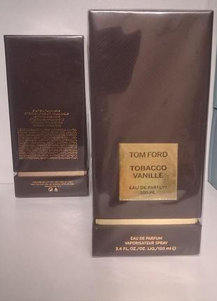 Парфюм tom ford tobacco vanille 100 мл.