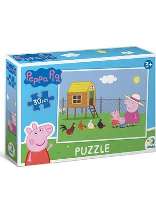 Детский пазл "peppa pig: курятник" 200301, 30 элементов