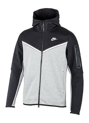 Кофта nike m tch flc hoodie fz wr cu4489-016 l