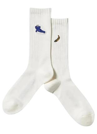 Шкарпетки kaws + warhol ut socks white e473504