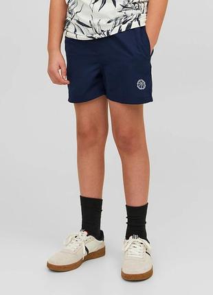Дитячі шорти для плавання jack and jones оригінал jpstfiji jjswim wb ly sn jnr 12228535-navy blazer jackandamp;jones 12228535-navy