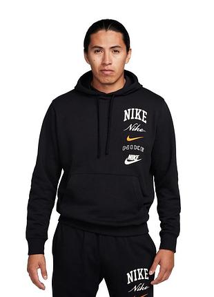 Кофта мужские nike club fleece (fn2634-010) fn2634-010