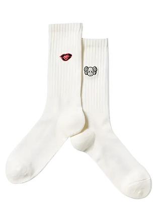 Носки kaws + warhol ut socks head kaws white e476519