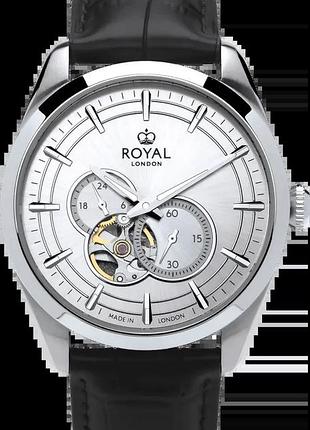 Часы мужские royal london 41530-01 стальной корпус wr 100 м серебристый циферблат