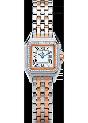 Годинник жіночий royal london 21539-06 сталевий корпус wr 50 м білий циферблат