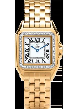Часы женские royal london 21540-03 стальной корпус wr 30 м белый циферблат