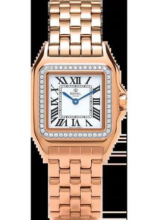 Часы женские royal london 21540-04 стальной корпус wr 30 м белый циферблат