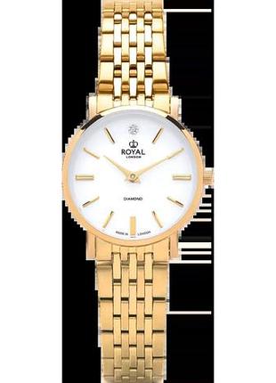 Часы женские royal london 21531-07 стальной корпус wr 50 м белый циферблат