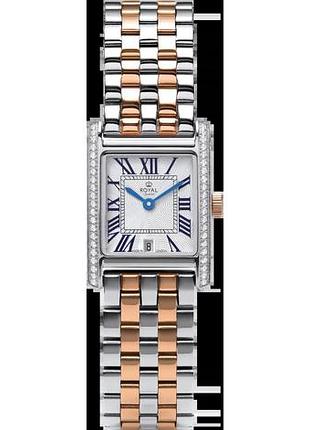 Часы женские royal london 21532-08 стальной корпус wr 50 м белый циферблат