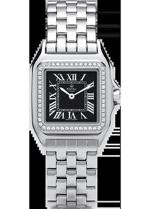 Часы женские royal london 21540-02 стальной корпус wr 30 м чёрный циферблат