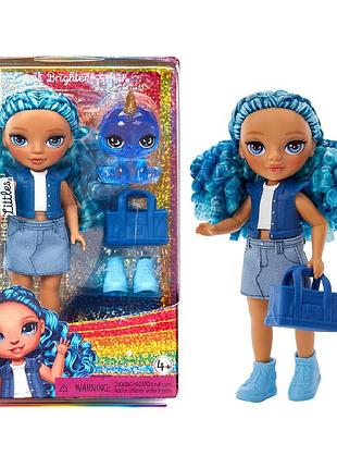 Игровой набор с куклой rainbow high серии littles - сапфира