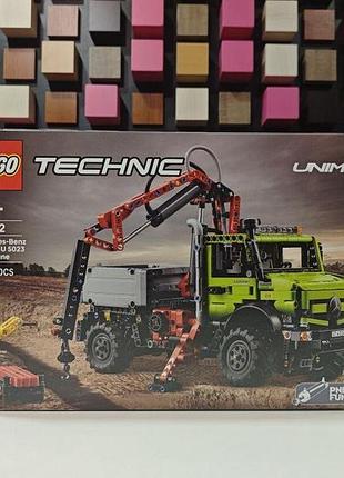 Конструктор lego technic 42242 грузовик mercedes-benz unimog u 5023 с краном