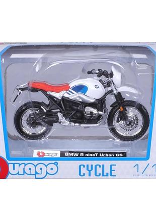 Модель bburago moto bmw r ninet urban gs 1:18