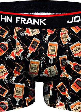Чоловічі труси з прикольним принтом john frank jfbd249-s