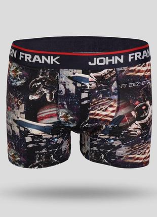 Трусы мужские с прикольным принтом john frank jfb76-xl