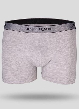 Трусы мужские черные боксеры john frank jfbes01gr-xl