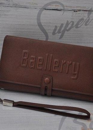 Baellerry guero. мужское коричневое портмоне, клатч