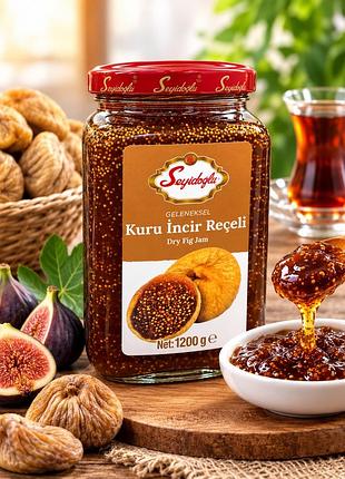 Варенье из инжира seyido| lu kuru | ncir reçeli 1200 г | турецкое варенье из сушеного инжира