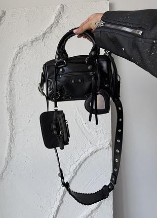 Balenciaga | le city bag mini leather black premium 💚
