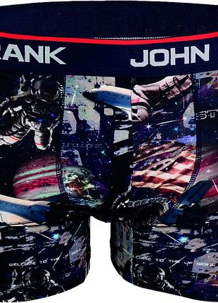 Трусы мужские с прикольным принтом john frank jfb76-xl