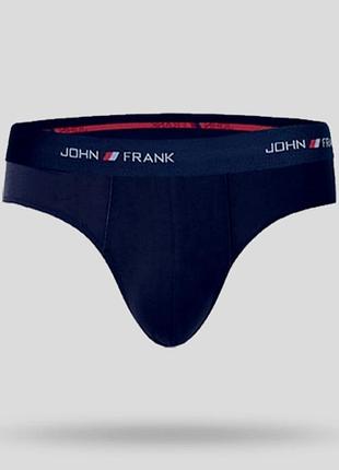 Трусы синие мужские john frank jfbrief01-n