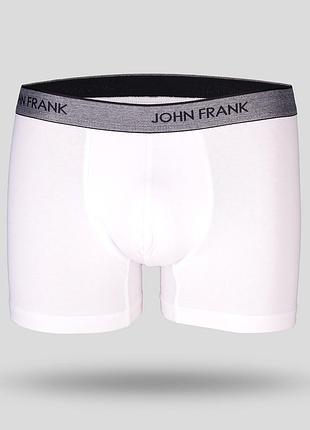 Трусы мужские черные боксеры john frank jfbes01wh-xl