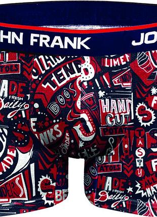 Чоловічі труси з прикольним принтом john frank jfbd294-xl