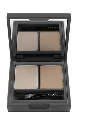Палетка для макіяжу брів alix avien 701 soft brown, 2х1,5 г