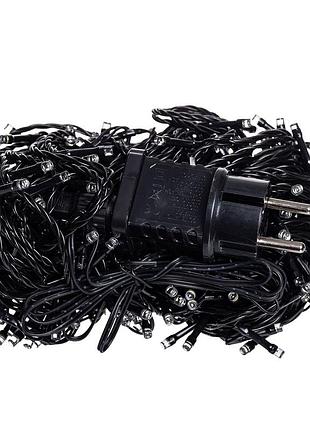 Гирлянда нить уличная 30 (м) 300 led черный провод желтый cf300l30mby