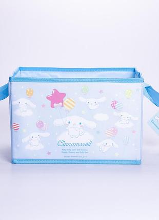 Корзина для игрушек 30×20×20 (см) мягкая складная синяя hp-41-7bl