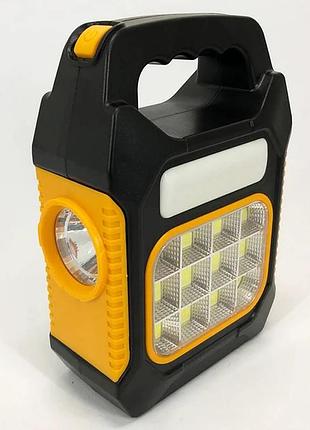 Ліхтар світлодіодний прожектор jy-978d-led+12cob, ліхтар аварійний світлодіодний акумуляторний
